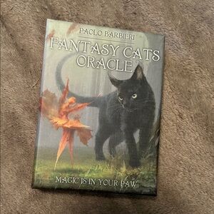 Fantasy Cats Oracle Deck - Black and Orange